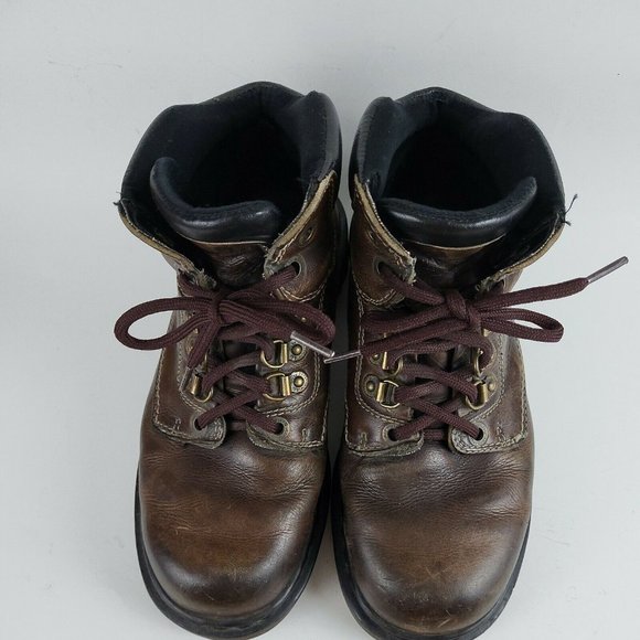 Dr Martens 8697 Brown Leather Boots Mens Size 7 (Womens 8.5) Made in England - Picture 3 of 12